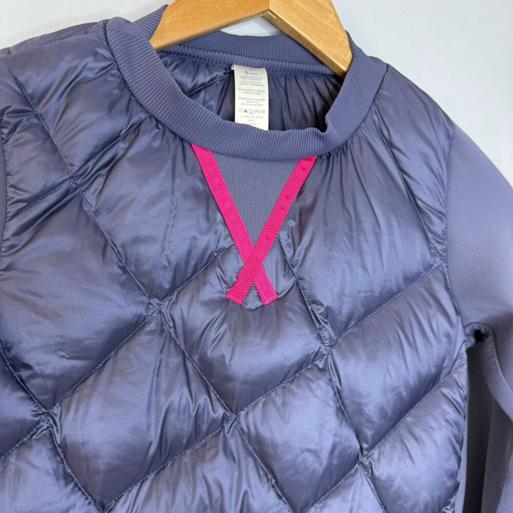 Ivivva by Lululemon Girls Goose Down Practice Makes Puffect Scuba Pullover - Picture 2 of 8